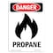 Signmission Safety Sign, OSHA Danger, 10" Height, Portrait, D-V-2040 OS-DS-D-710-V-2040 - alternate 1